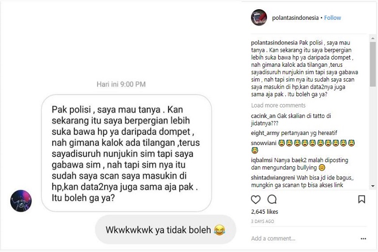 Boleh Ga Ya Kalau SIM Dibawa dalam Bentuk Scan di Hp?