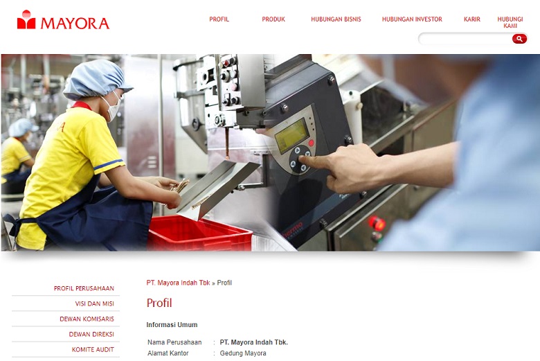 Lowongan PT Mayora Indah Tbk: Posisi MAYORA DEVELOPMENT PROGRAM