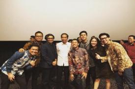 Jokowi: Kru Film sangat Dibutuhkan untuk Menyeimbangkan Industri Film Tanah Air