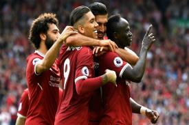 Gambar Artikel Mohamed Salah Memberikan Pujian kepada Dua Rekannya di Lini Depan Liverpool